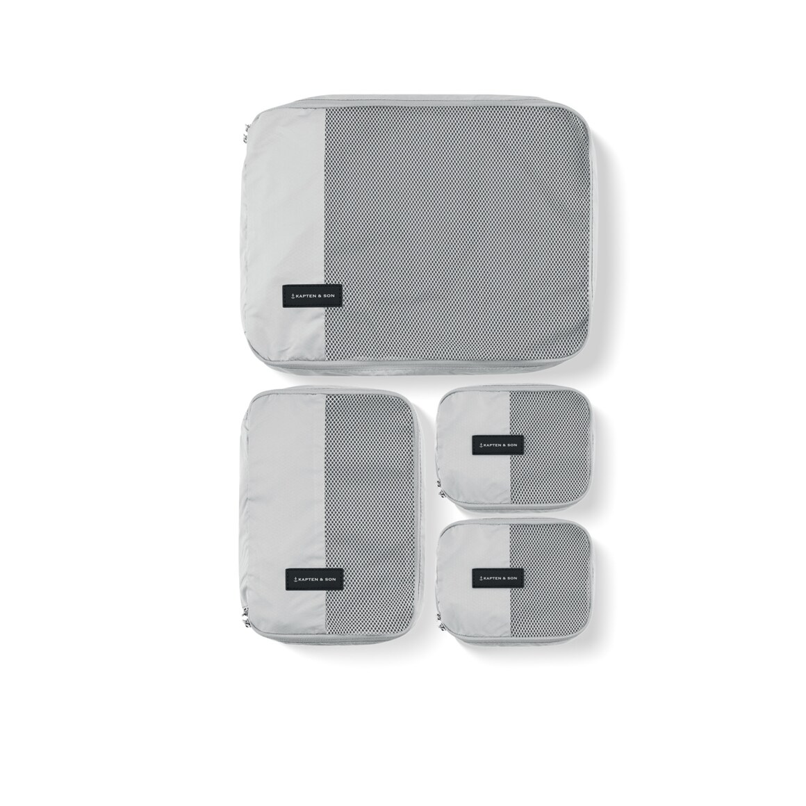 Kpten & Son Packing Cubes Set Small All Black